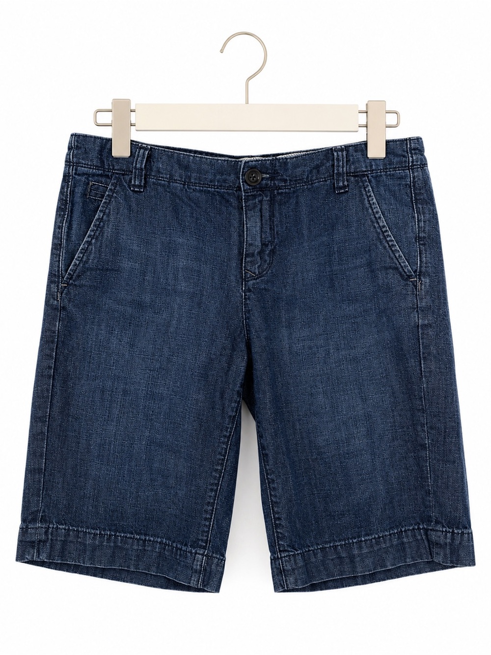 Gap 1969 Denim Bermuda Shorts Women’s Size 6 Dark Wash Cotton GUC